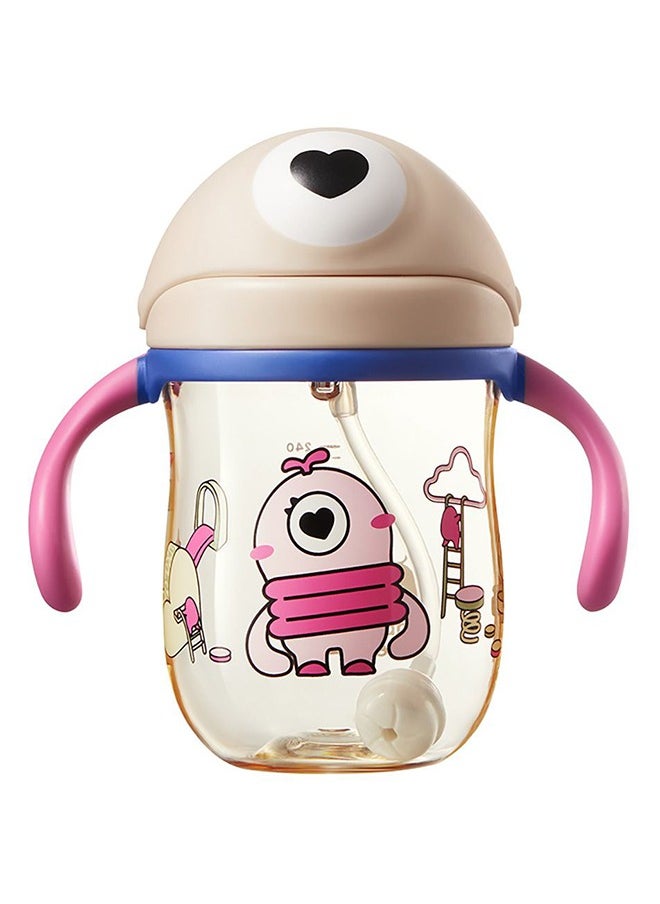 Kids Monster Water Sippy Cup - Pink - 240 Ml