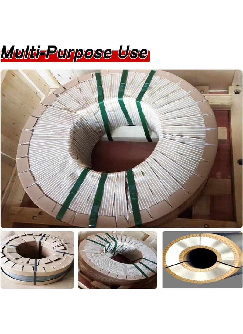 5pcs Cardboard Corner Edge Protectors Each 5 Meter Long & 30W x 3THK mm, Corrugated Packaging for Shipping Furniture Appliances Fragile Items - Brown