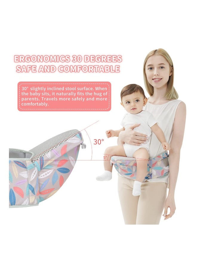 6-in-1 Newborn Baby Carrier, Infant Carrier, with Hip Seat, Lumbar Front and Back Backpack Carry Holder Carrier, for Babies Girls  Toddler Boys to 7-45lbs, All Seasons  All Position Hip
