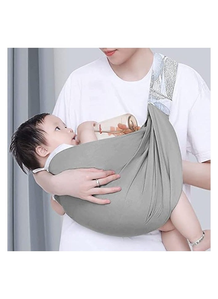 Baby Carrier, Baby Carriers from Newborn, Soft Portable Baby Sling, Adjustable One Shoulder Cross-Body Baby Wrap Carrier, Quick Dry, Thick and Widen Shoulder Straps for 0-24 Months Baby
