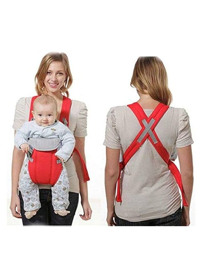 Adjustable Infant Baby Carrier Wrap Sling Newborn Backpack Breathable Ergonomic Multifunction Outdoor Kangaroo (Deep Blue)