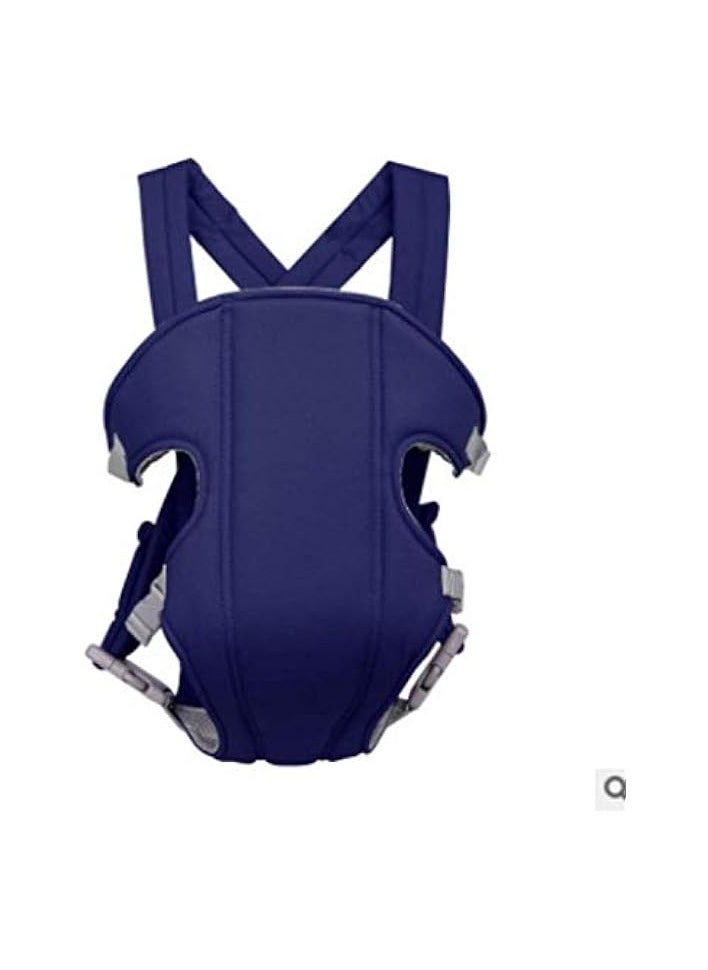 Adjustable Infant Baby Carrier Wrap Sling Newborn Backpack Breathable Ergonomic Multifunction Outdoor Kangaroo (Deep Blue)