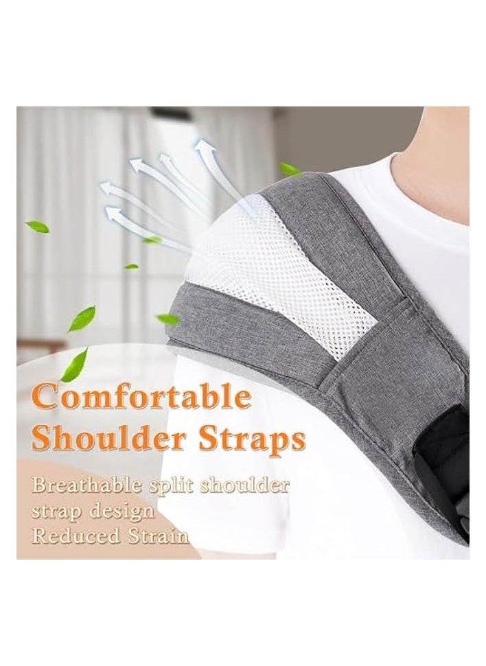 Portable Toddler Carrier, Baby Carrier Newborn to Toddler-Adjustable Baby Sling Carrier,Toddler Carrier for 25-60lbs,Comfortable Toddler Sling for Hands-Free Carrying