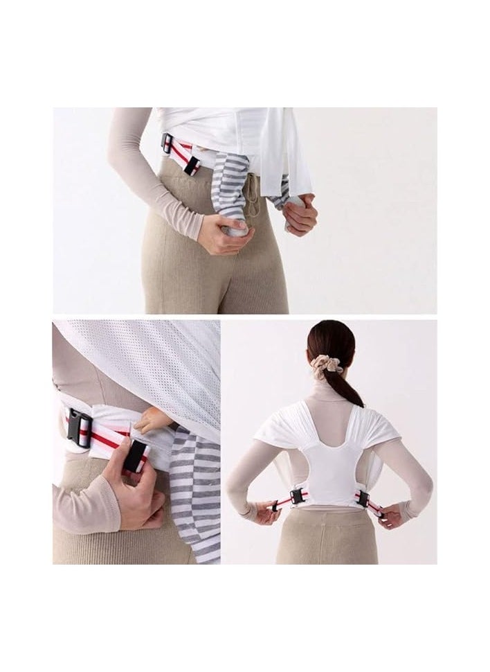 Baby Wrap Carrier Breathable Mesh Cool Summer Fabric Baby Carrier Easy to Wear Hands-Free Baby Carrier Moisture Wicking Soft Ideal for Newborns and Kids Under 50lbs (Beige)