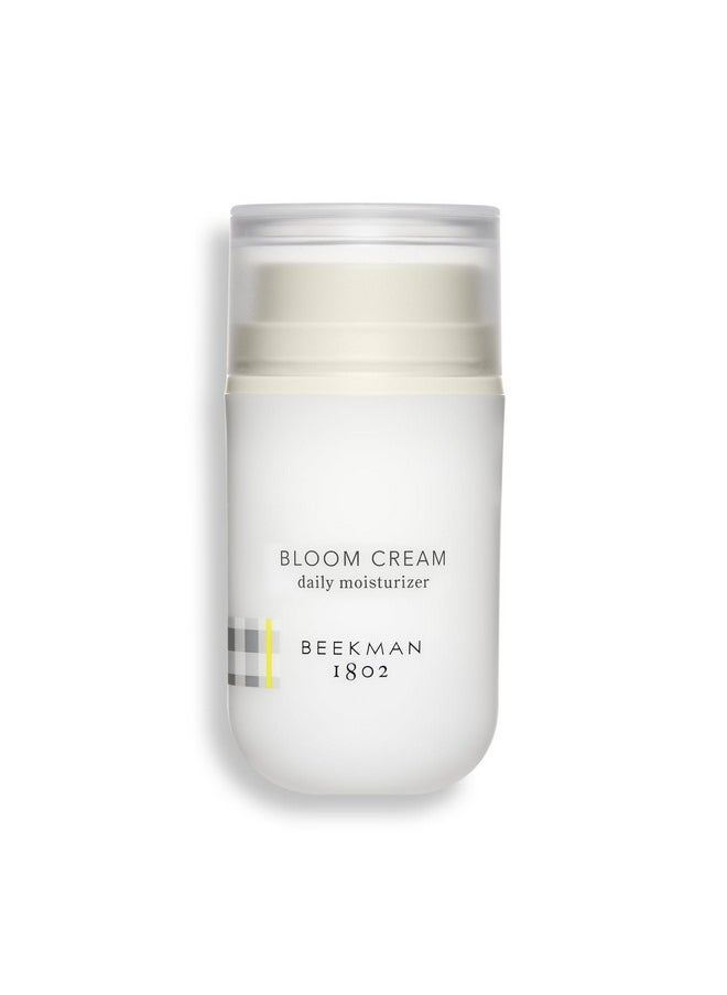 Beekman 1802 Bloom Face Cream, Goat Milk Moisturizer - Hydrates, Nourishes & Restores Skin Barrier - Infused with Epsom Salt & Niacinamide - Safe for All Skin Types - Fragrance-Free, Cruelty-Free