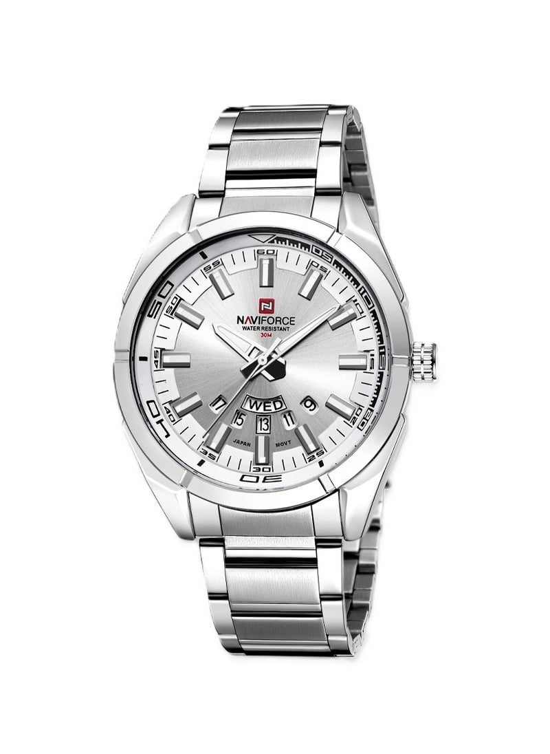 Men’s Analog Stainless Steel Watch – Model NF9038