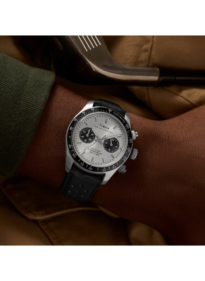 TIMEX Men's Stainless Steel, Leather | TW2Y19300