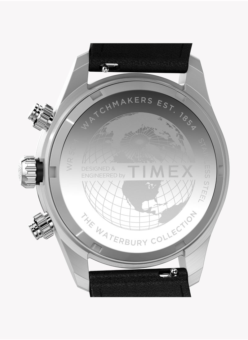 TIMEX Men's Stainless Steel, Leather | TW2Y19300