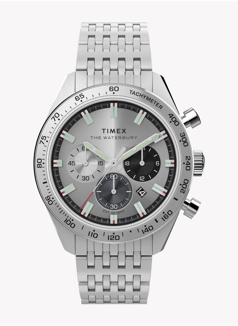 TIMEX Men's Stainless Steel, Silver | Model TW2Y18700
