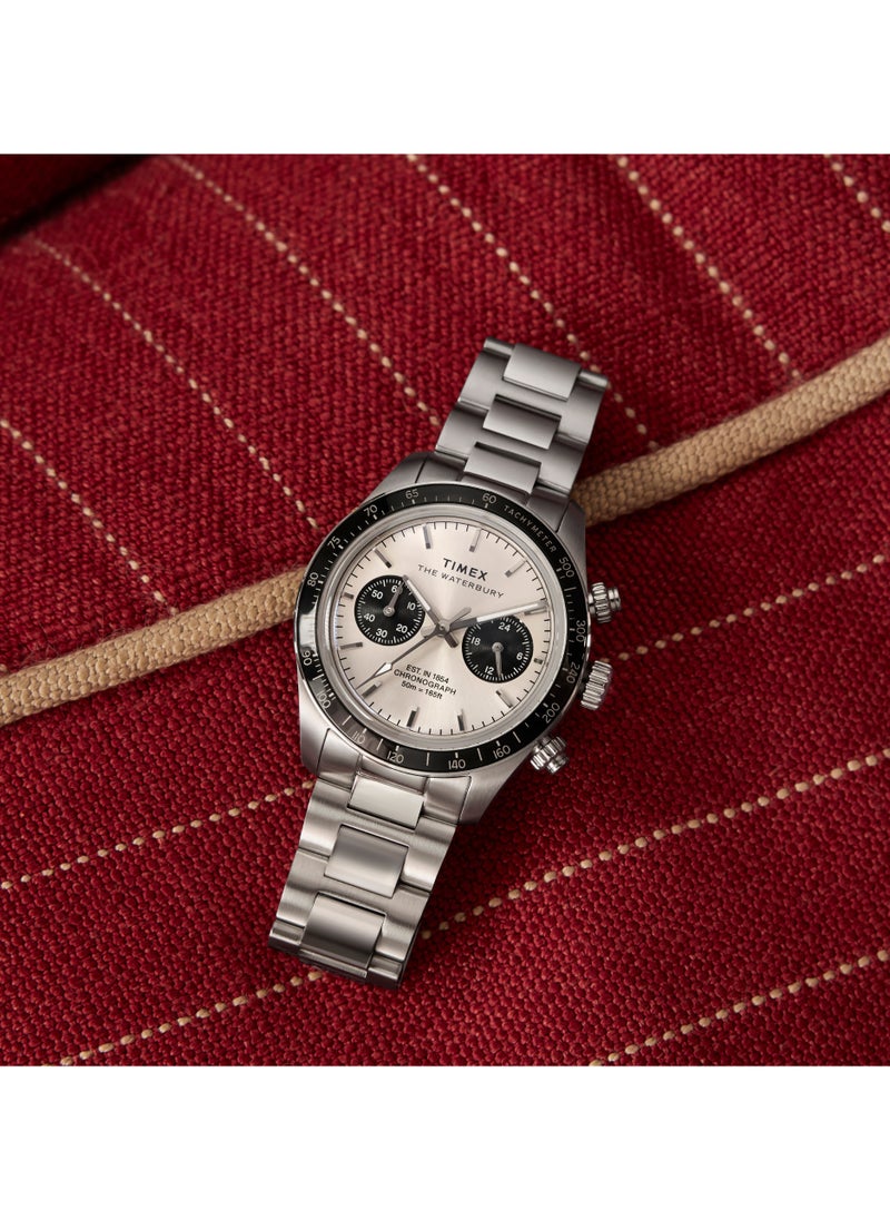 Timex Men's Silver Watch, Stainless Steel | TW2Y19200