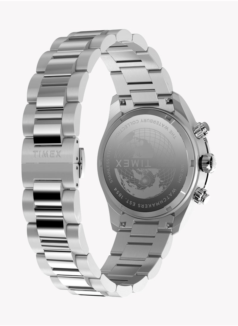 Timex Men's Silver Watch, Stainless Steel | TW2Y19200