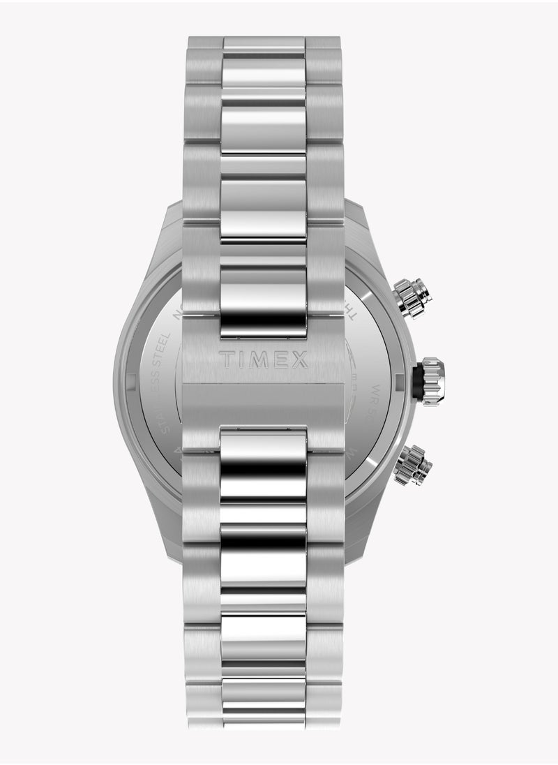 Timex Men's Silver Watch, Stainless Steel | TW2Y19200