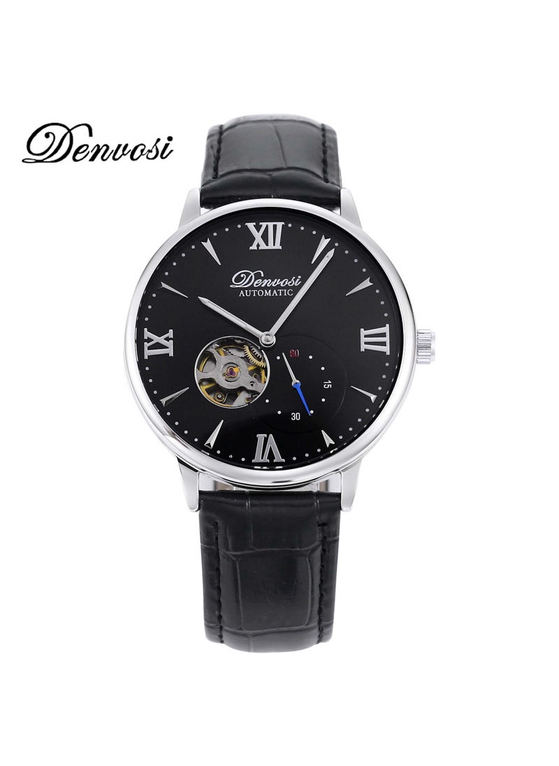 Danfu high-end 2813 automatic movement Mens mechanical watch high-end waterproof luminous mechanical watch menBlack Belt black surface 2813 movement Black Belt black surface 2813 movement