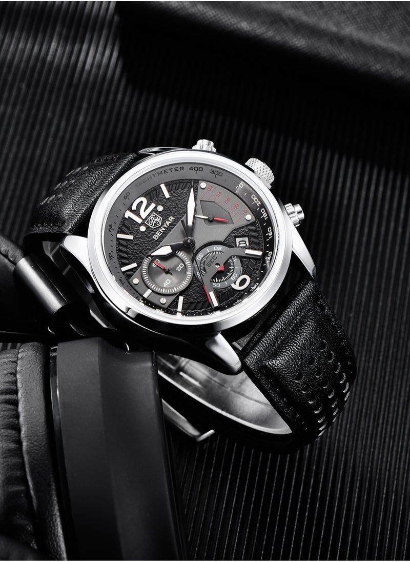 Watches for Men Watch Quartz Luxury Chronograph Waterproof Watch 5171