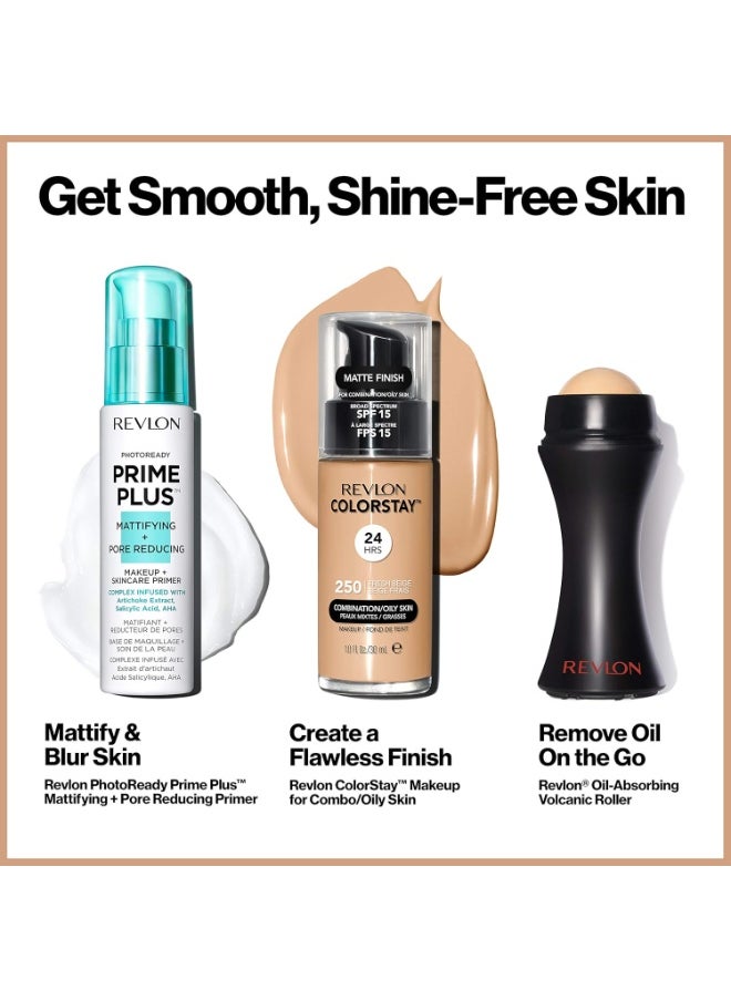 Colorstay Liquid Foundation Makeup for Combination/Oily Skin SPF15 Medium to Full Coverage (30ml) Matte Finish, Buff (150) Unisex