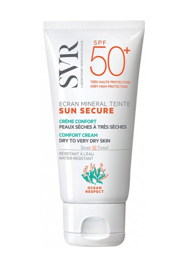 Sun Secure Écran Minéral Teinté SPF50+ Dry to Very Dry Skins 60g