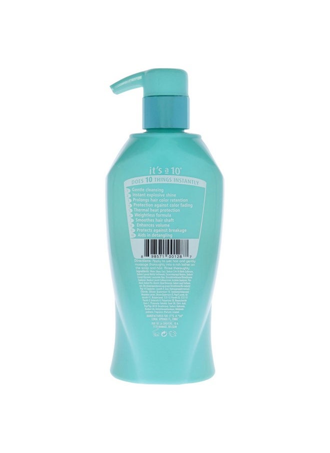 It's a 10 Haircare Blow Dry Miracle Glossing Shampoo, 10 Ounce