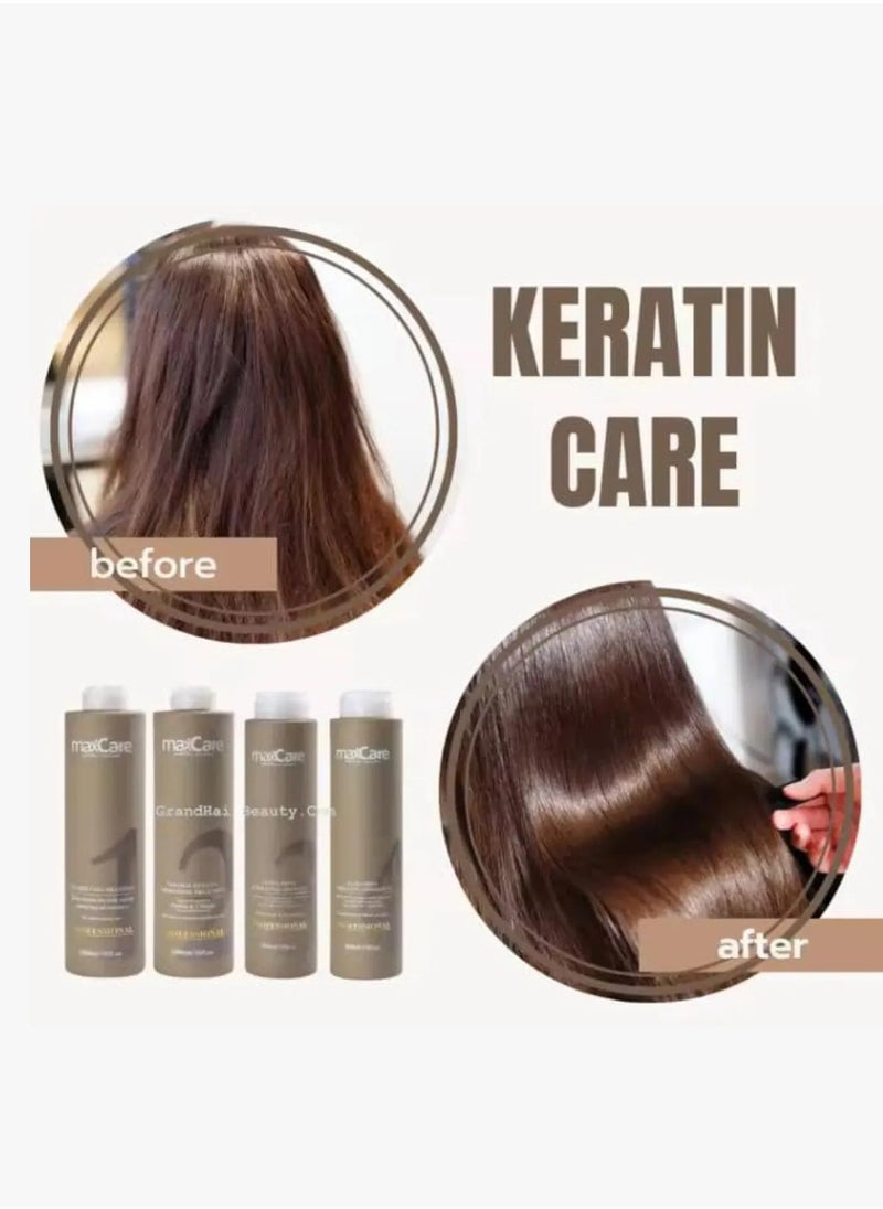 Maxcare Keratin Conditioner 500ml – Moisturizing Formula with Soy & Wheat Proteins