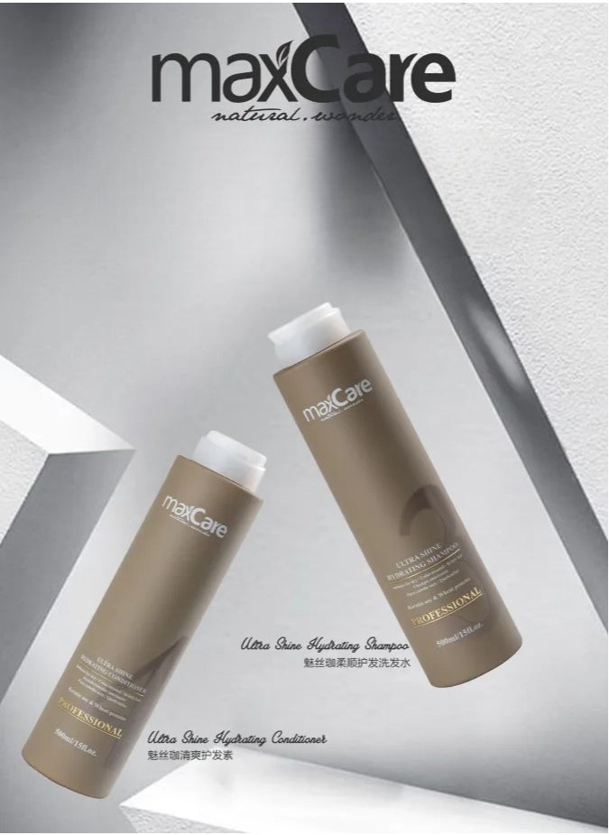 Maxcare Keratin Conditioner 500ml – Moisturizing Formula with Soy & Wheat Proteins