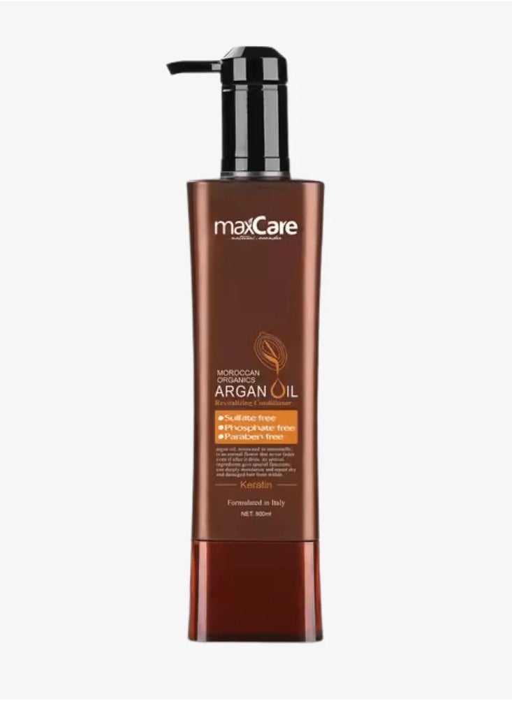 Maxcare Moroccan Organics Argan Oil Revitalizing Conditioner for Dry & Damaged Hair – 800ml