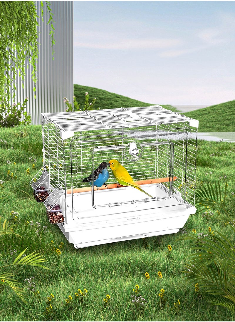 Acrylic Bird Cage Bird House Parrot Cage Breathable Lightweight Parrot Cage for Small Birds