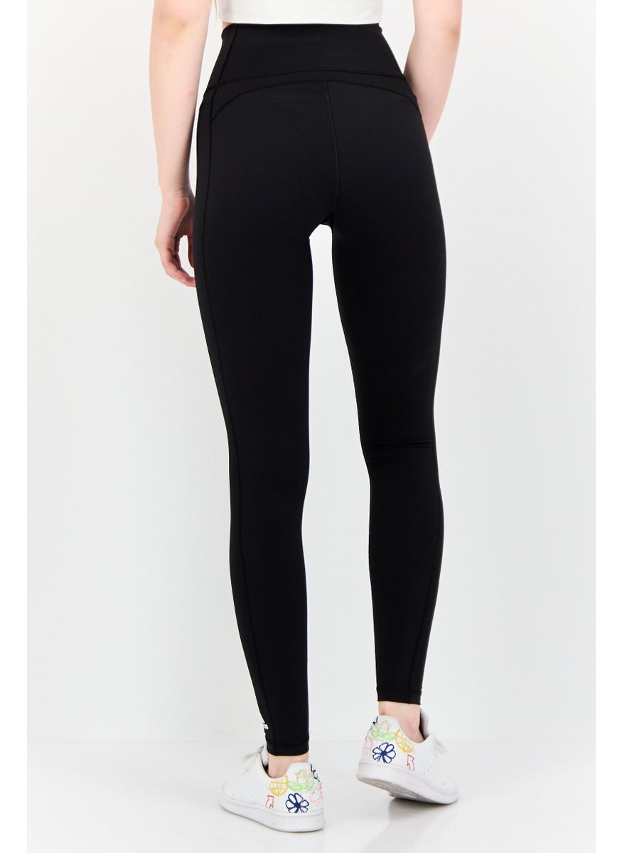 Women Tight Fit Training Tights, Black