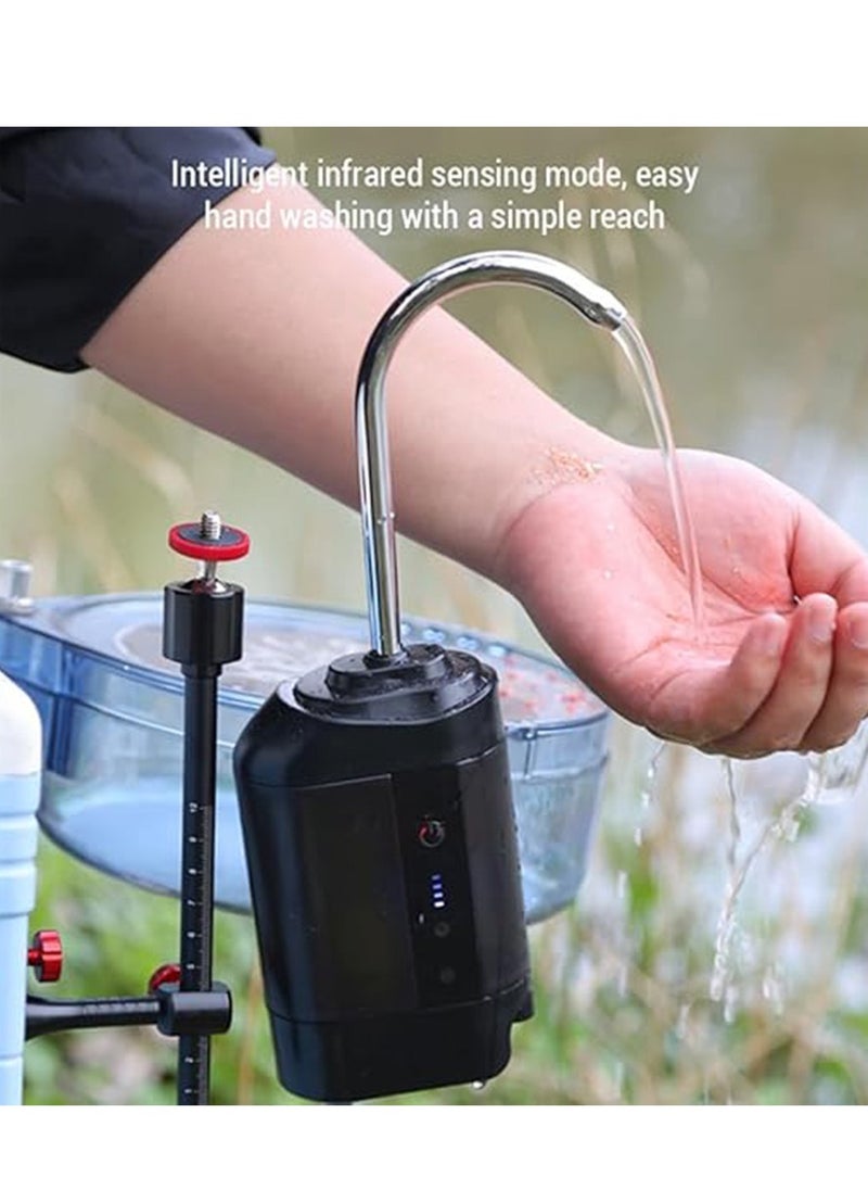 Portable Oxygen Pump for Fishing – Multifunctional Water Collector & Bait Light with 24H Battery Life – 6L/min Air Flow, 2600mAh Rechargeable, LED Night Light – Ideal for Boat, River, Lake Fishing
