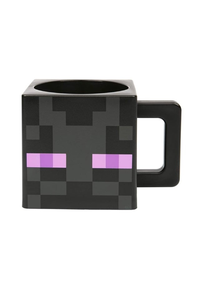 Minecraft game periphery children's Endmanfeth water cup, Minecraft Endmanfeth square plastic cup