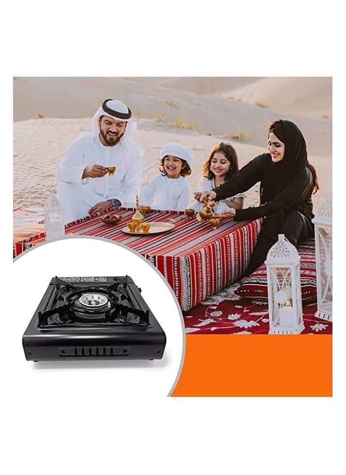 Camping Stove, Portable Stove Perfect for Hiking, Outdoor Camping Single Burner Compatible With Butane Gas