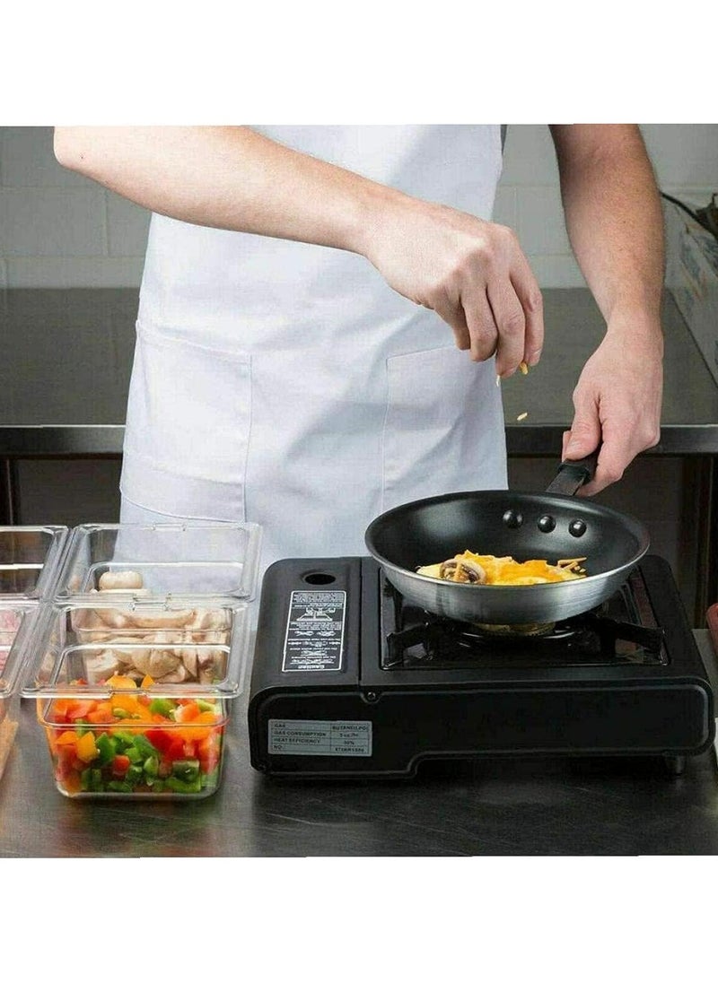 Camping Stove, Portable Stove Perfect for Hiking, Outdoor Camping Single Burner Compatible With Butane Gas