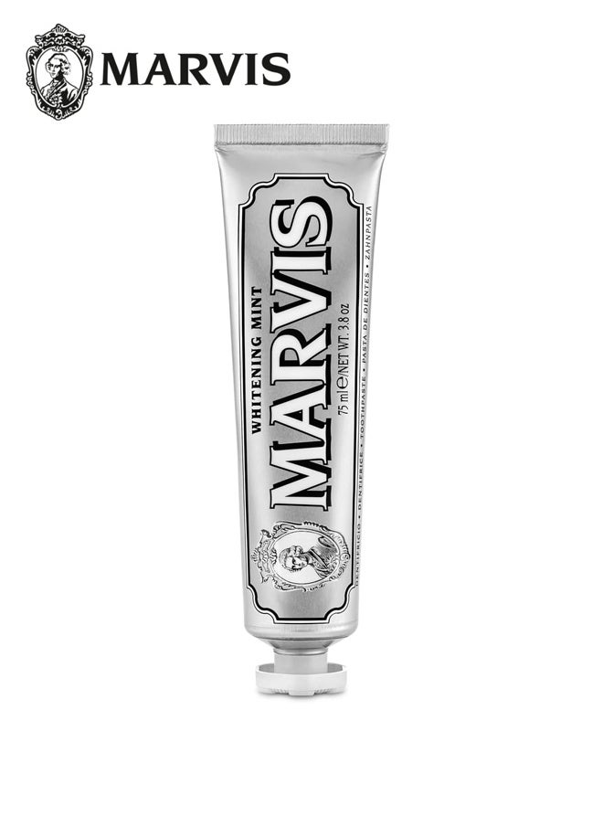 Whitening Mint Toothpaste 85ml – Premium Italian Toothpaste for Gentle Whitening & Long-Lasting Freshness