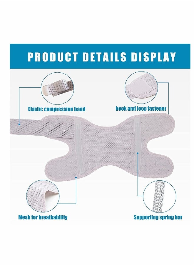 Breathable Knee Brace with Side Stabilizers for Meniscal Tear Pain Relief - Adjustable Support for ACL, MCL, Arthritis - Suitable for Sports Injuries in Men and Women