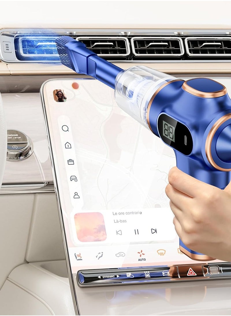 2 In 1 Dust Collector Car Vacuum Dual Use Blow Cleaner Handheld Auto Vaccum Cleaner Blower