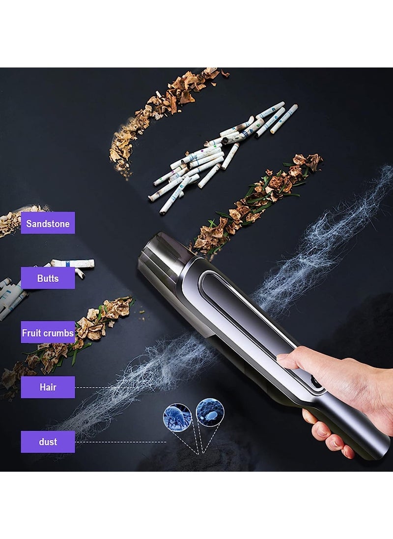 Handheld Vacuum Cordless High Power 120W 6000pa Vacuum Dust Busters Cordless Rechargeable Portable for Pet Pair/Sofa/Car/Office