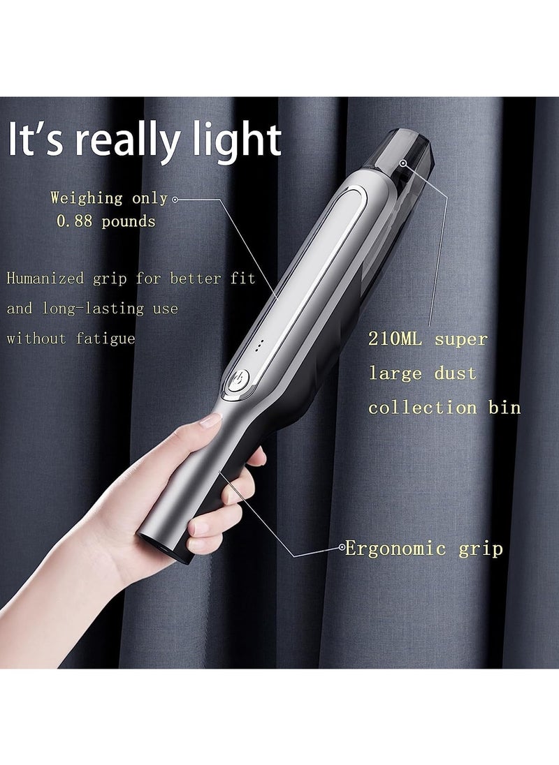 Handheld Vacuum Cordless High Power 120W 6000pa Vacuum Dust Busters Cordless Rechargeable Portable for Pet Pair/Sofa/Car/Office