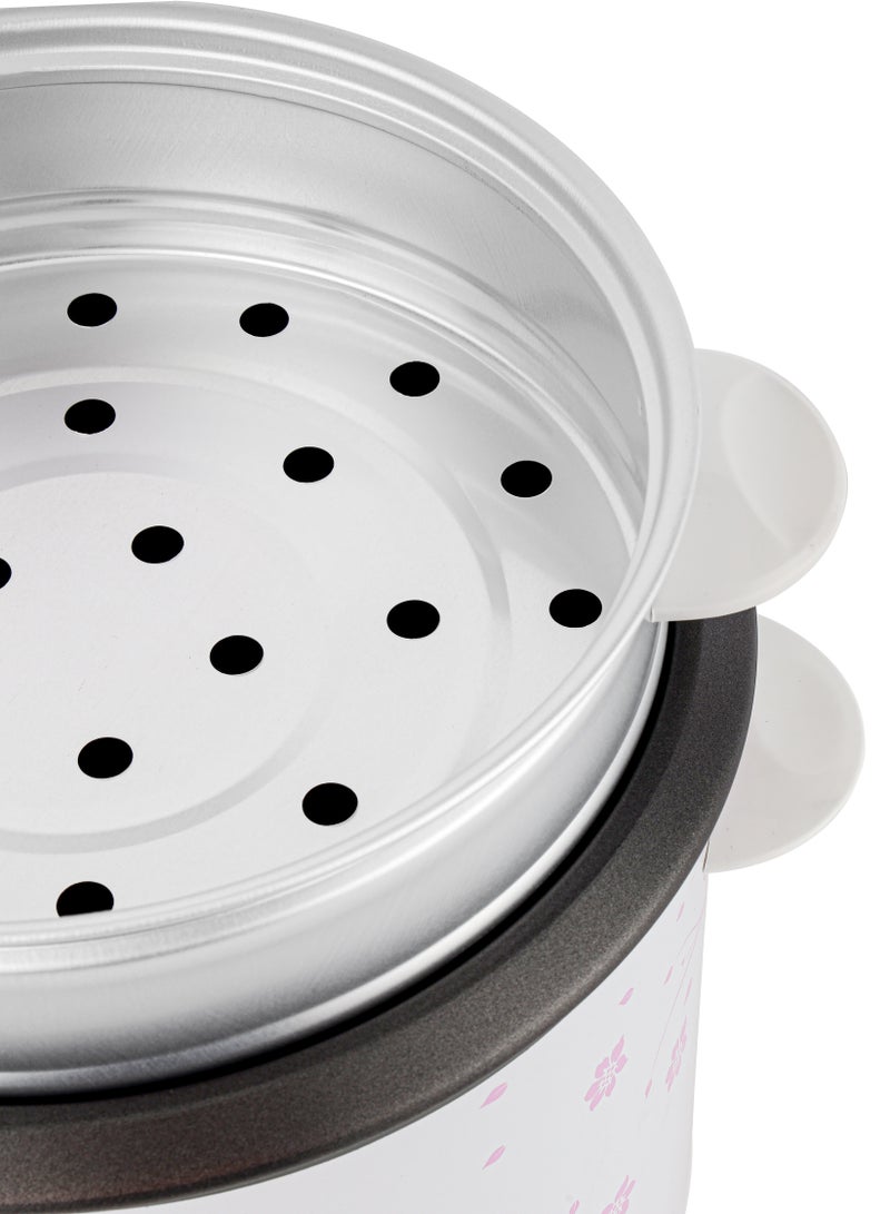3 IN 1 Automatic Rice Cooker 500W - OMRC7026, 1.5L Capacity, Cook, Steam and Keep Warm, Aluminum Non-Stick Inner Pot 1.5 L 500 W OMRC7026 WHITE