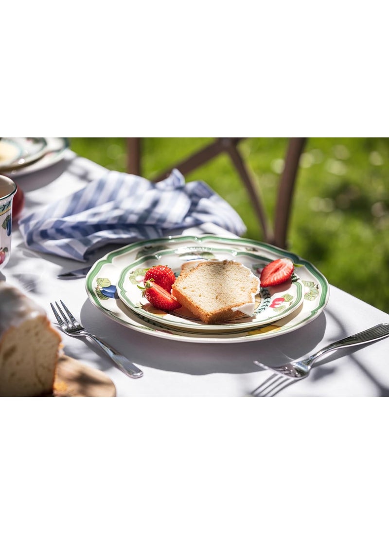 Villeroy & Boch French Garden Fleurence Salad Plate, Premium Porcelain, White/Multicolored