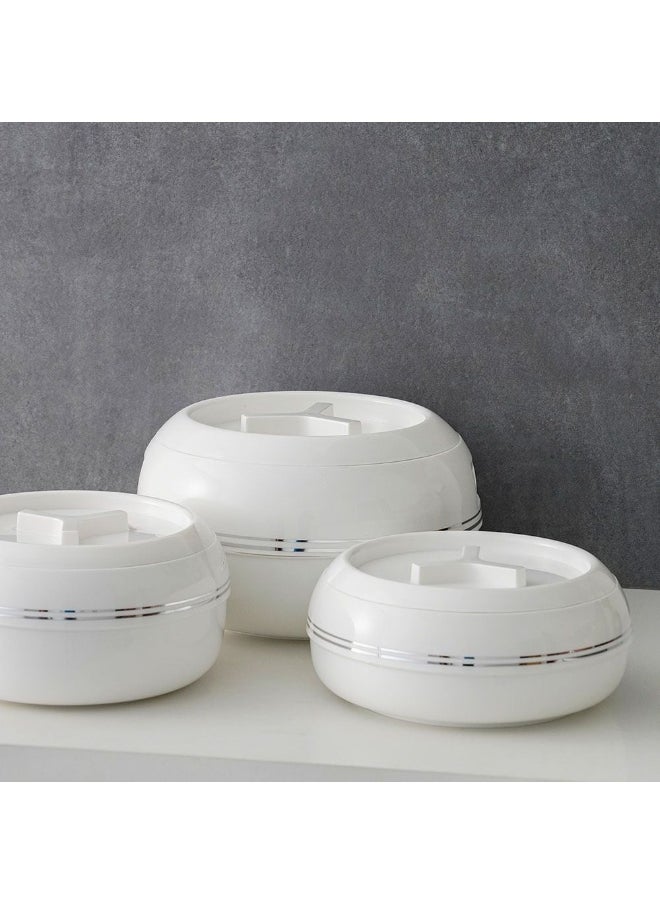 Palazio 3-Piece Jambo Casserole Set – 5500ml, 7500ml, 10000ml | Insulated Hot Pot Set for Food Storage & Serving | Durable, Stylish & Heat-Retaining Design