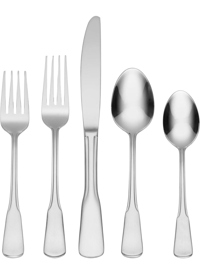 Oneida Colonial Boston 45-Piece Flatware Set, Service for 8