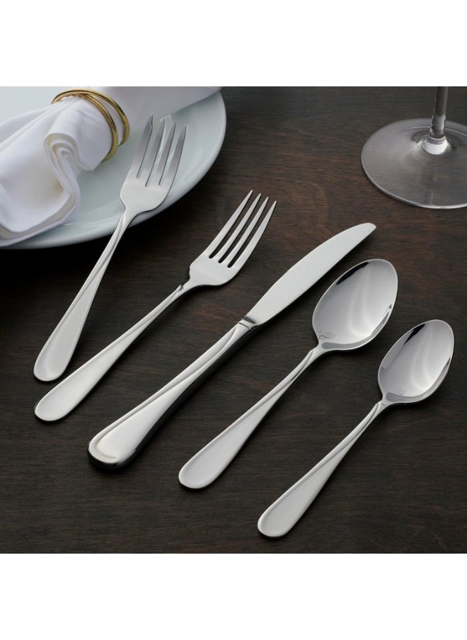 Oneida 2865045AL20 Flight 45 Piece Everyday Flatware Set, Service For 8