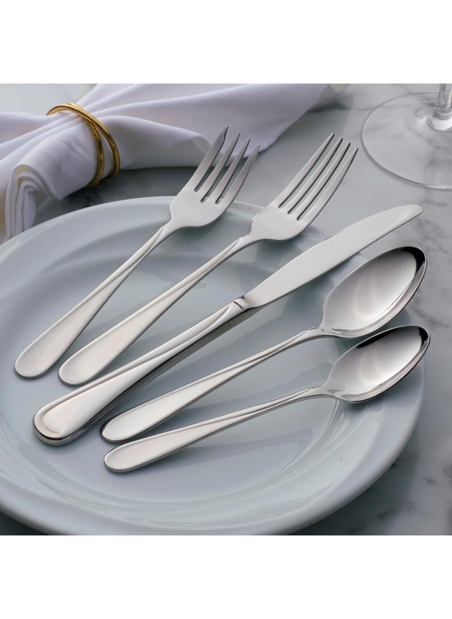 Oneida 2865045AL20 Flight 45 Piece Everyday Flatware Set, Service For 8