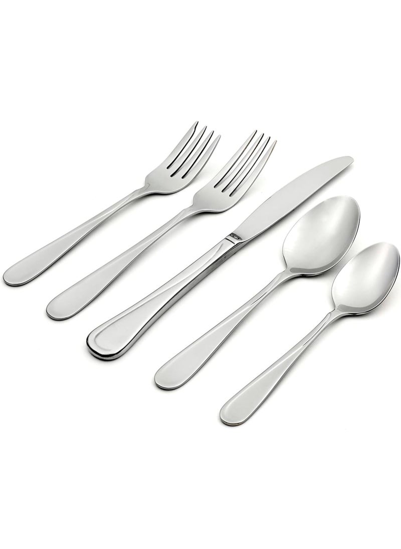 Oneida 2865045AL20 Flight 45 Piece Everyday Flatware Set, Service For 8