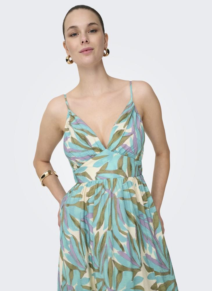 Onlmiriam Life Frill Maxi Dress