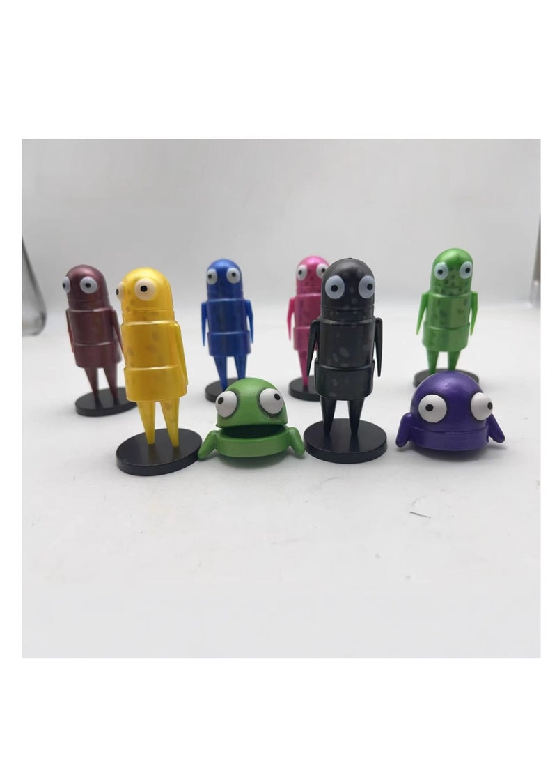 12 pcs Repo Action Figure Toys For Fans  Series Figures Model Birthday Cake Toppers