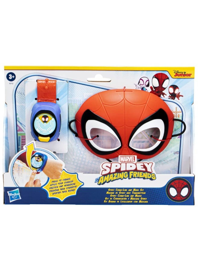 Marvel Spidey and His Amazing Friends Comm-link Wristband and Mask Set