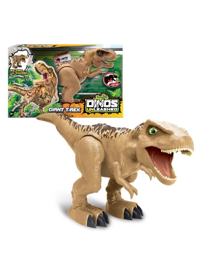 Funville Dinos Unleashed Walking & Roaring T-Rex Figure (30 cm)