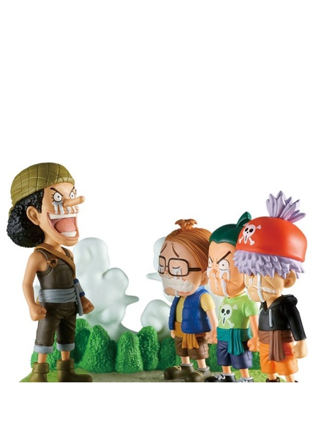 Banpresto One Piece WORLD COLLECTABLE FIGURE LOG STORIES USOne PieceP PIRATES Statue