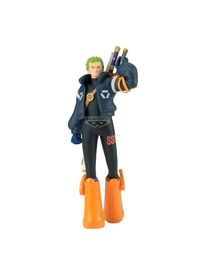 Banpresto One Piece The Shukko Roronoa Zoro Ver.Egghead Statue