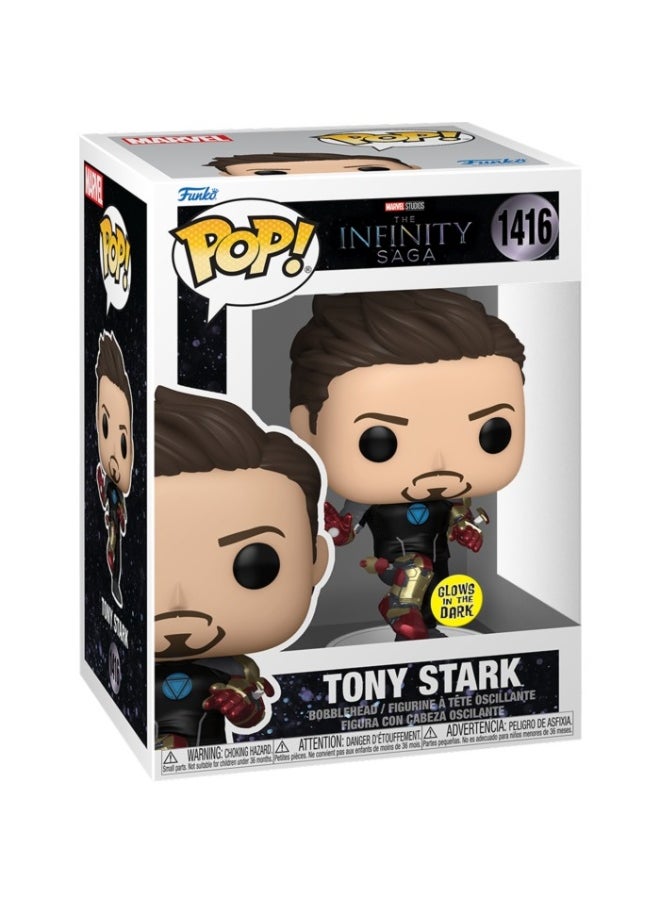Funko Pop! Marvel: Iron Man 3 Tony Stark MK42 Glow-in-the-Dark Exclusive Vinyl Figures