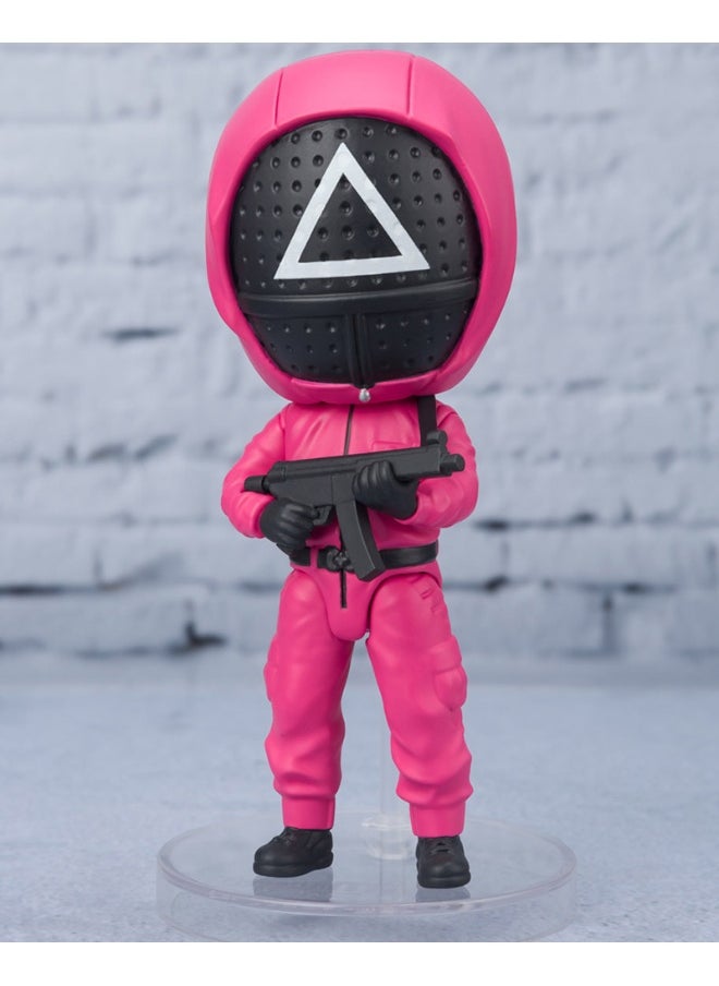 Bandai Squid Game Mini Masked Soldier Figure 9cm Figuarts Statue